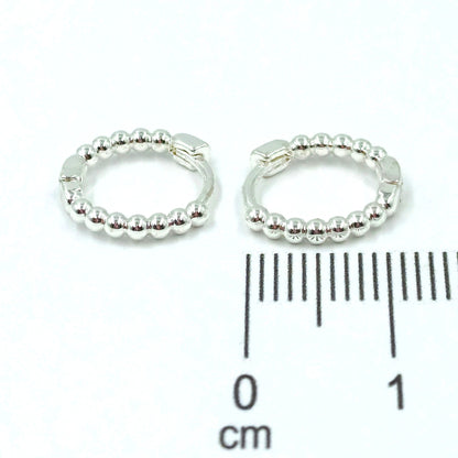 Candonga pequeña balines plata