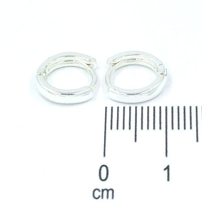 Candonga pequeña lisa plata