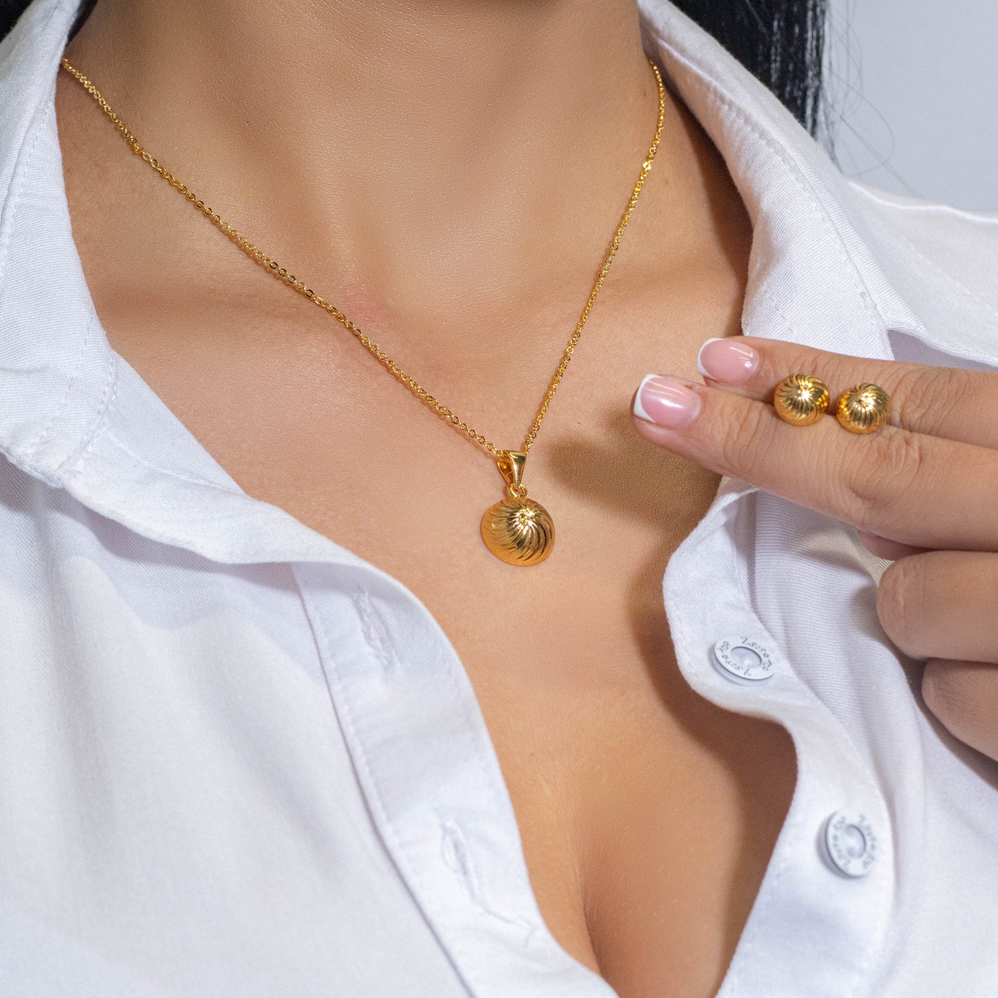 Duo semi balín diamantado 