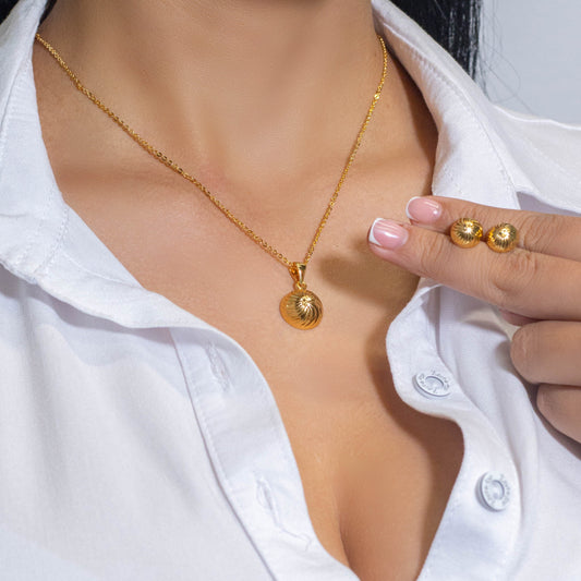 Duo semi balín diamantado 