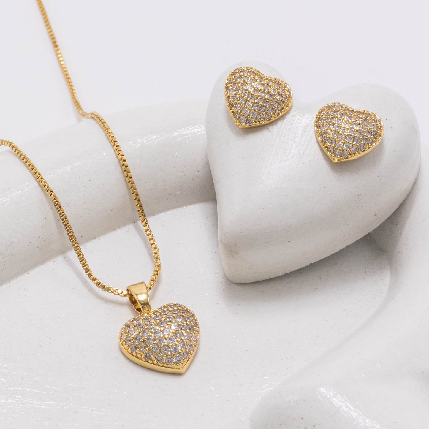 Duo corazon microzircones