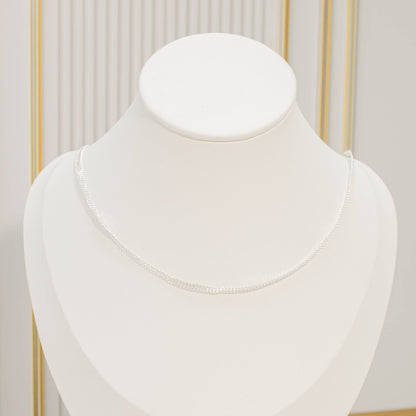 Dúo chinesca baño de plata