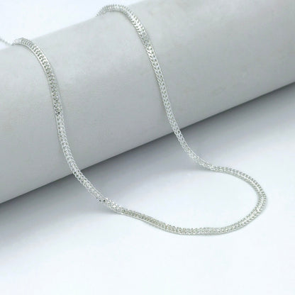 Dúo chinesca baño de plata