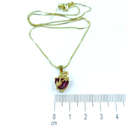 Dúo corazón flores