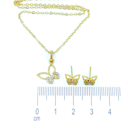 Dúo cilueta mariposa