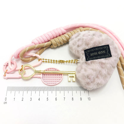 Llavero corazón peluche