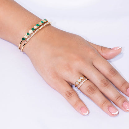 Set Pulsera baguette 