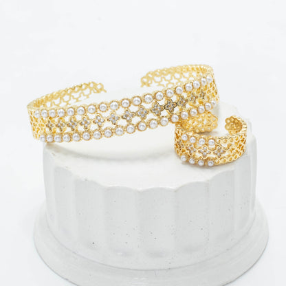 Set Pulsera perlas van cleef