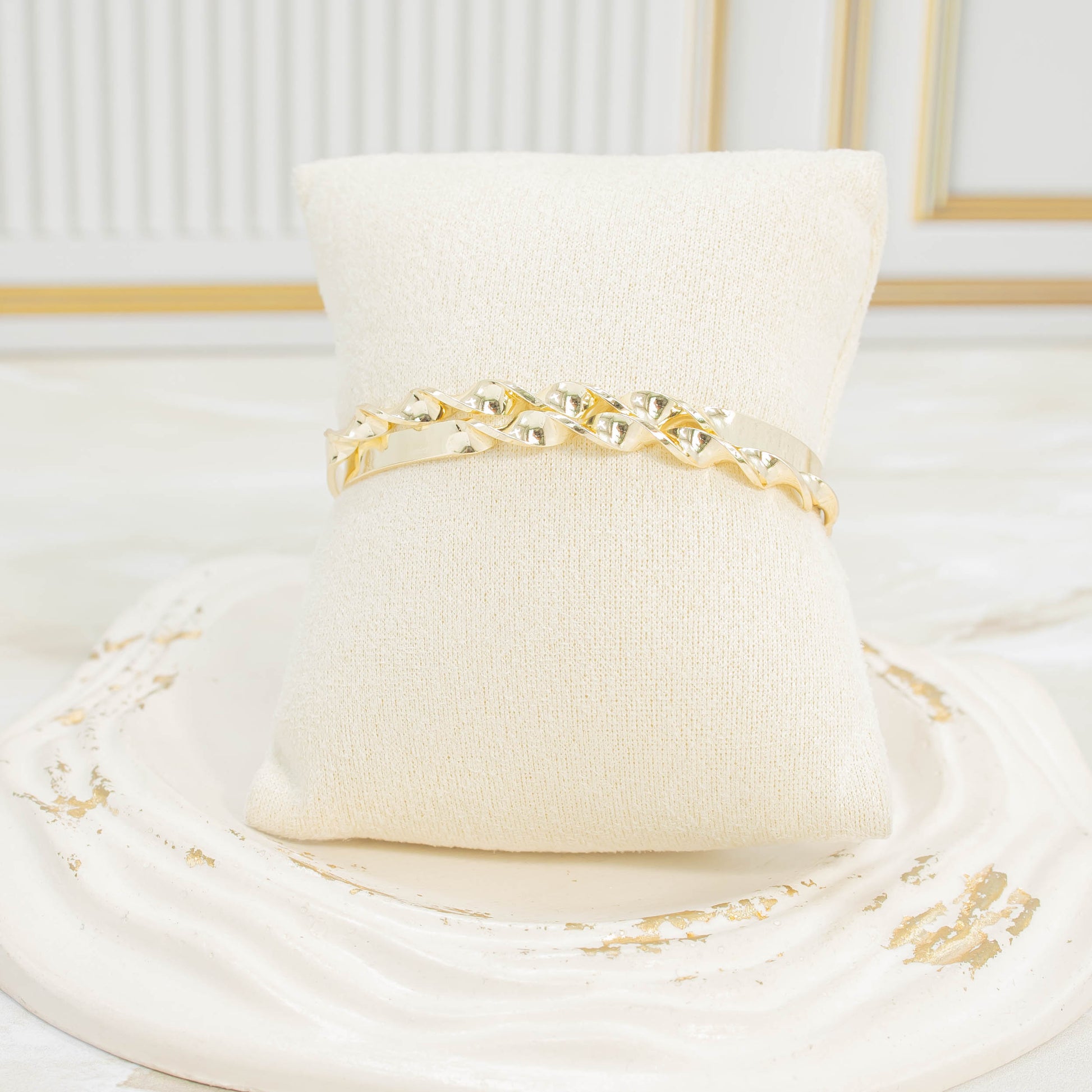 Pulsera aro doble melcocha