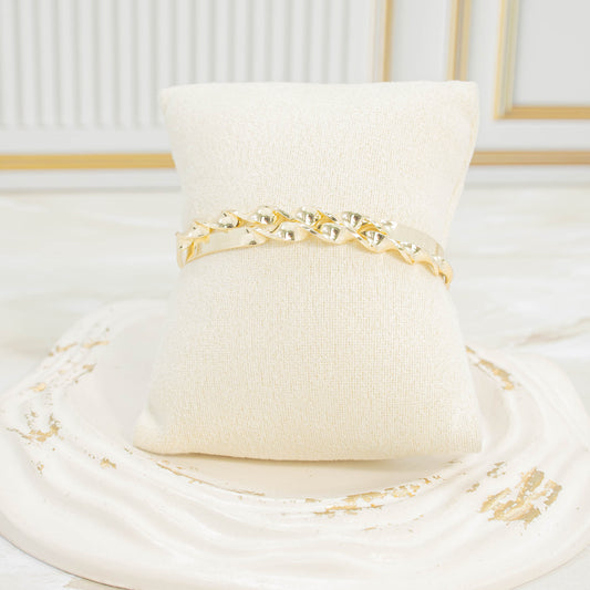 Pulsera aro doble melcocha