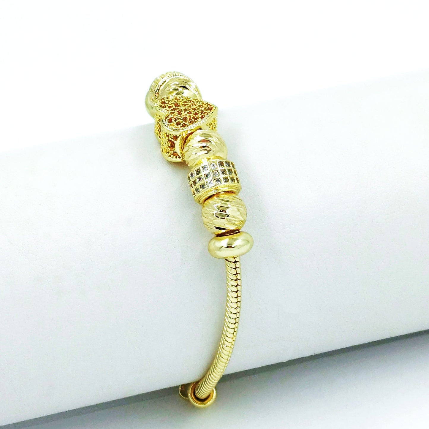 Pulsera corazón filigrana