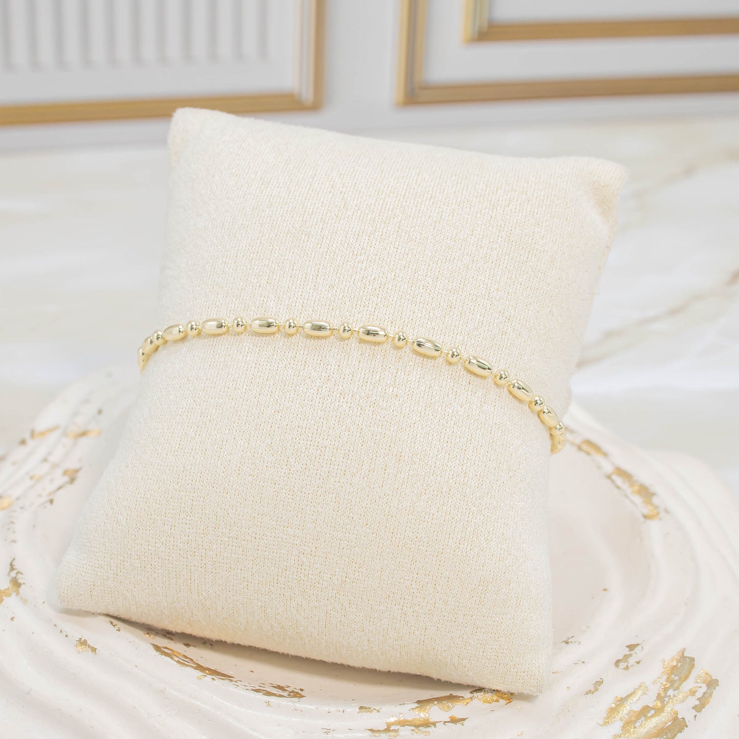 Pulsera balín arroz