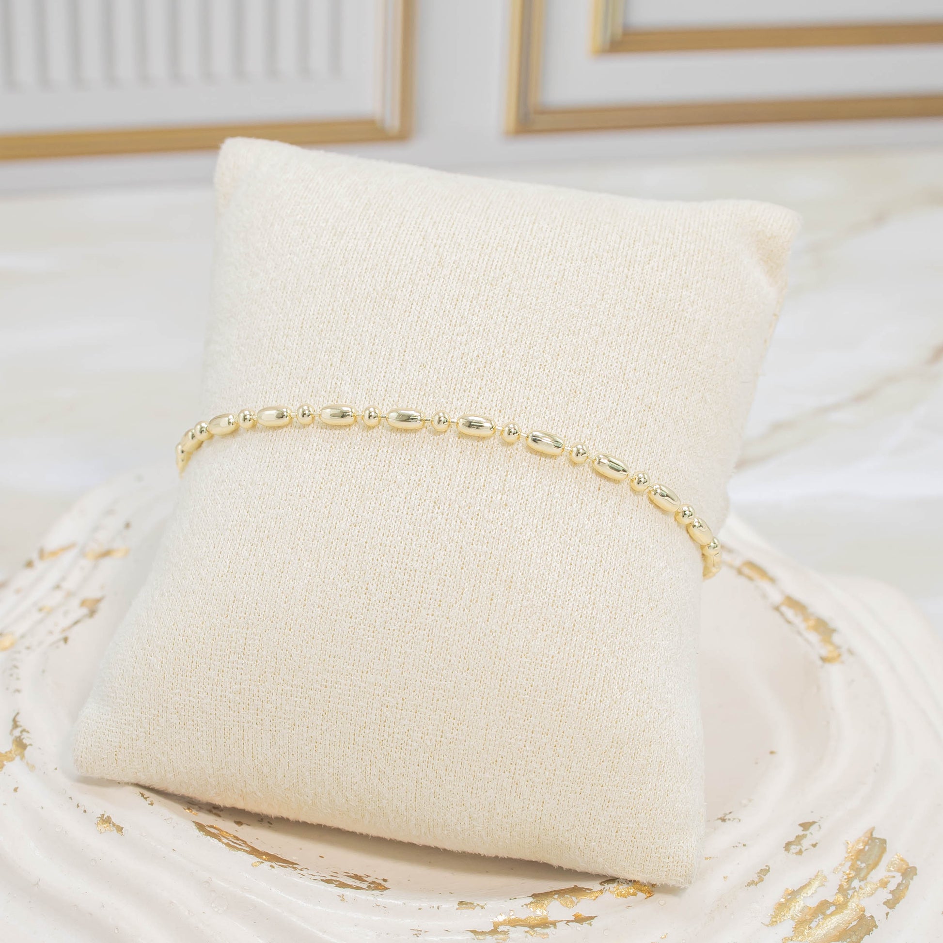 Pulsera balín arroz