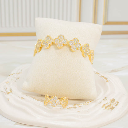 Pulsera + anillo set van cleef