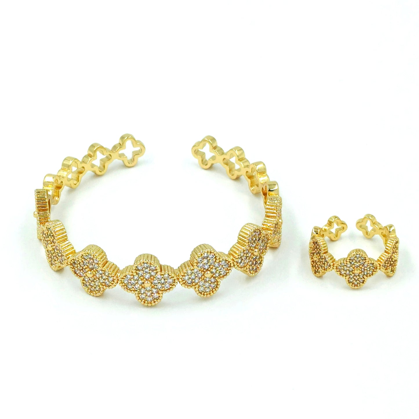 Pulsera + anillo set van cleef