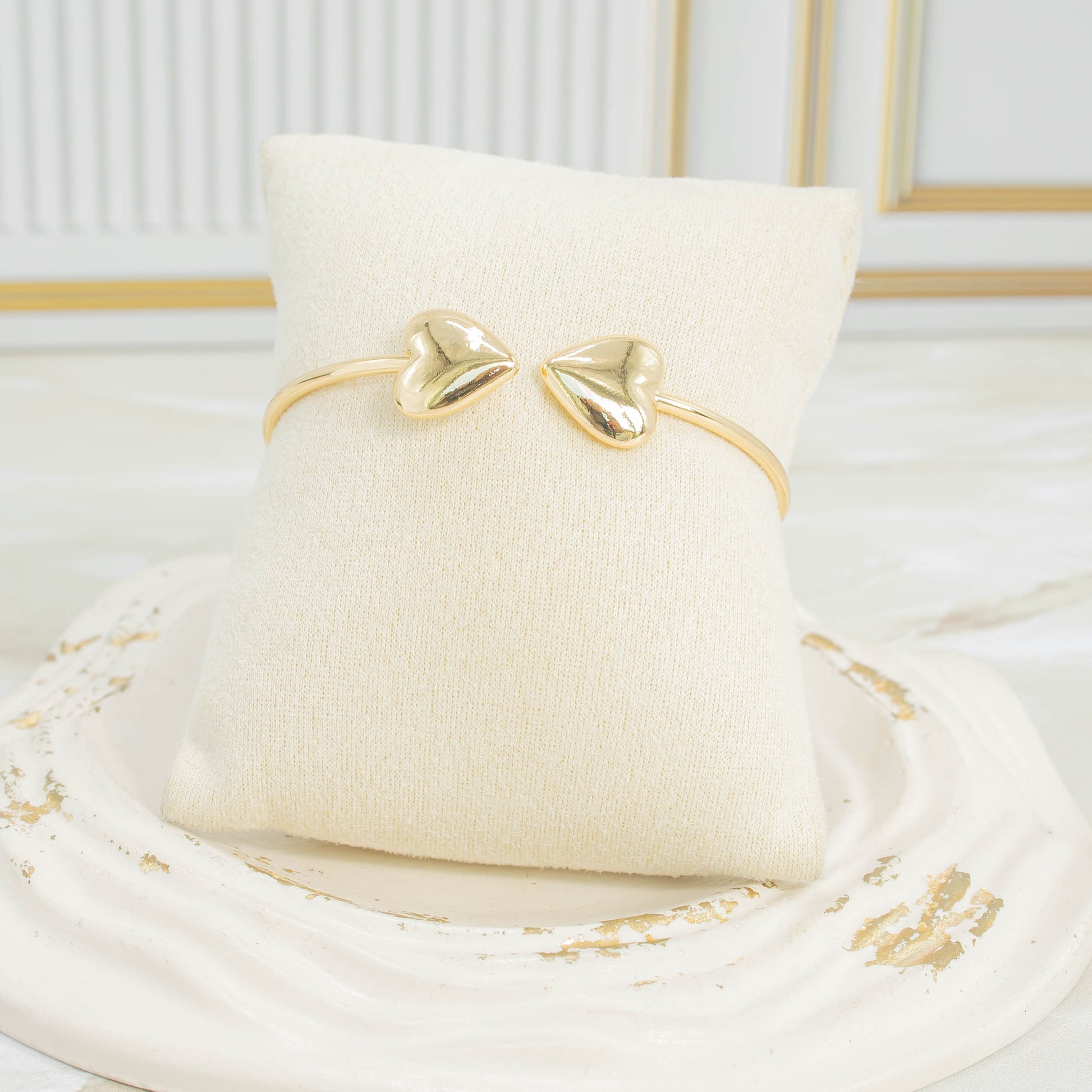 Pulsera aro corazón liso