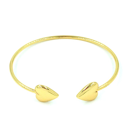 Pulsera aro corazón liso