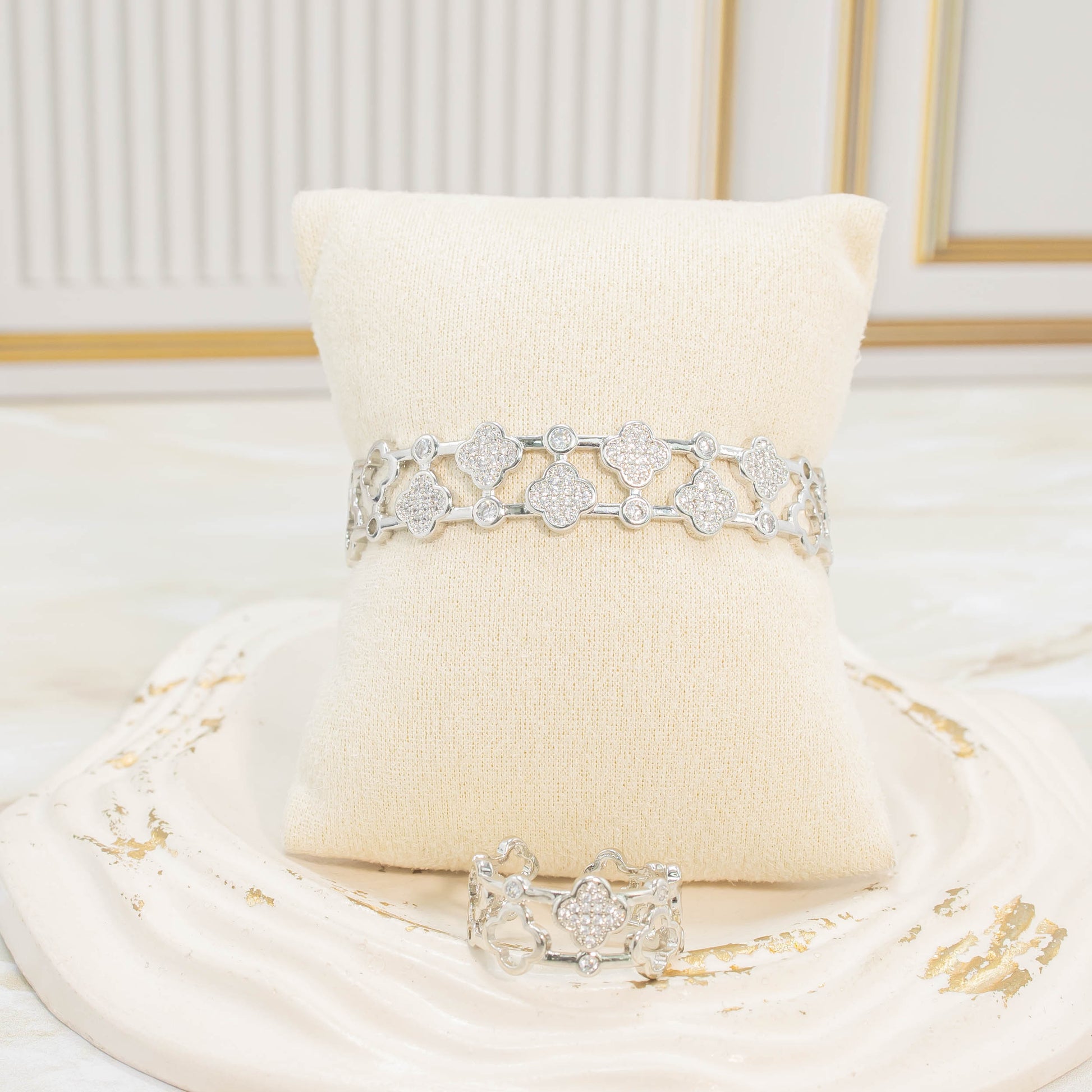 Pulsera + anillo set van cleef P