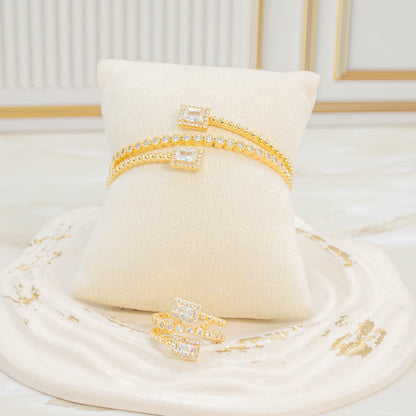 Pulsera + anillo set fiesta