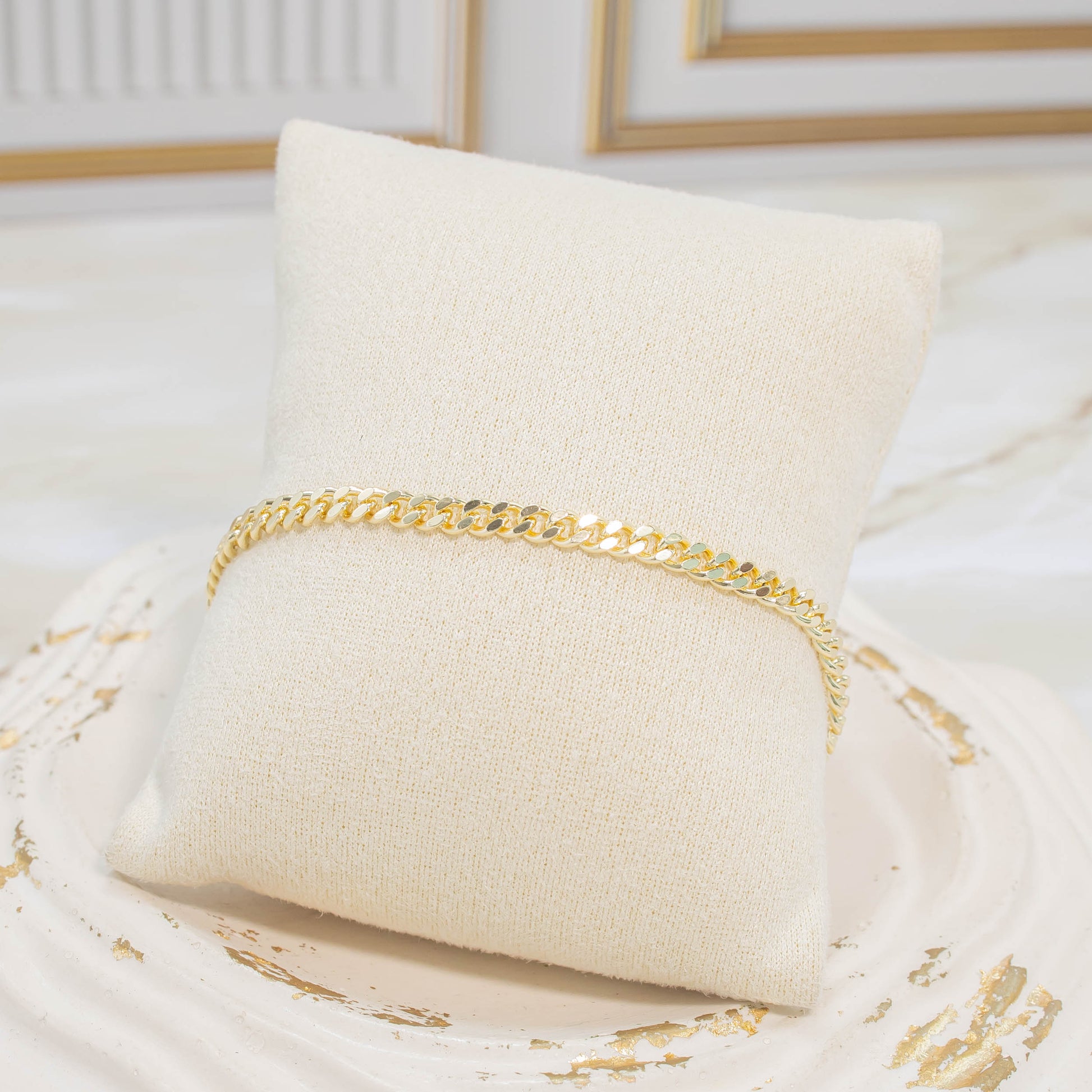 Pulsera cubana gruesa