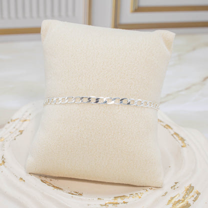 Pulsera cubana plana