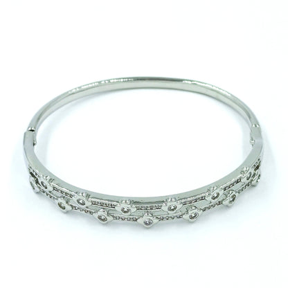 Pulsera aro zircones P