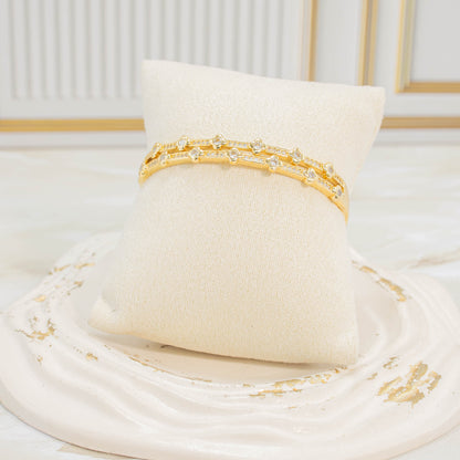 Pulsera aro microzircón