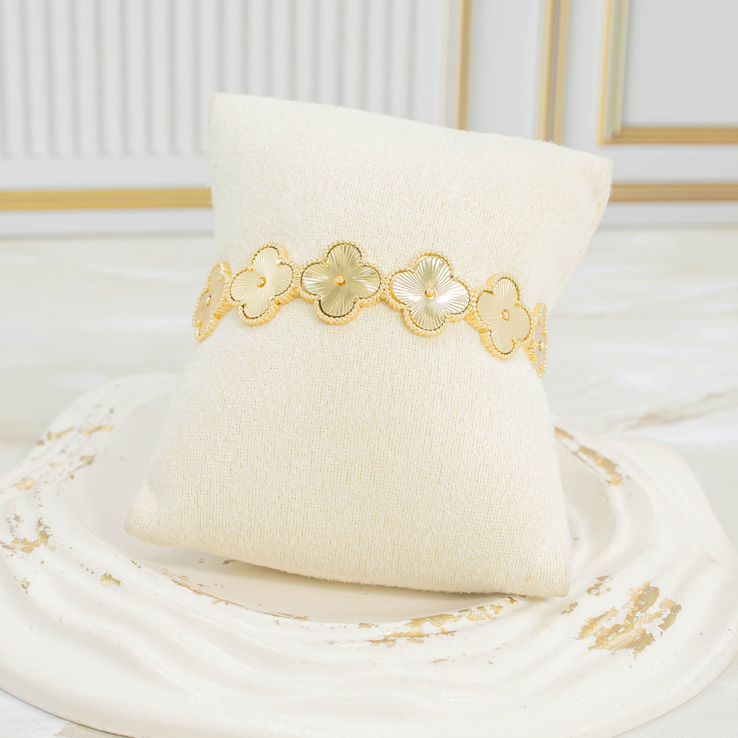 Pulsera aro van cleef diamantado