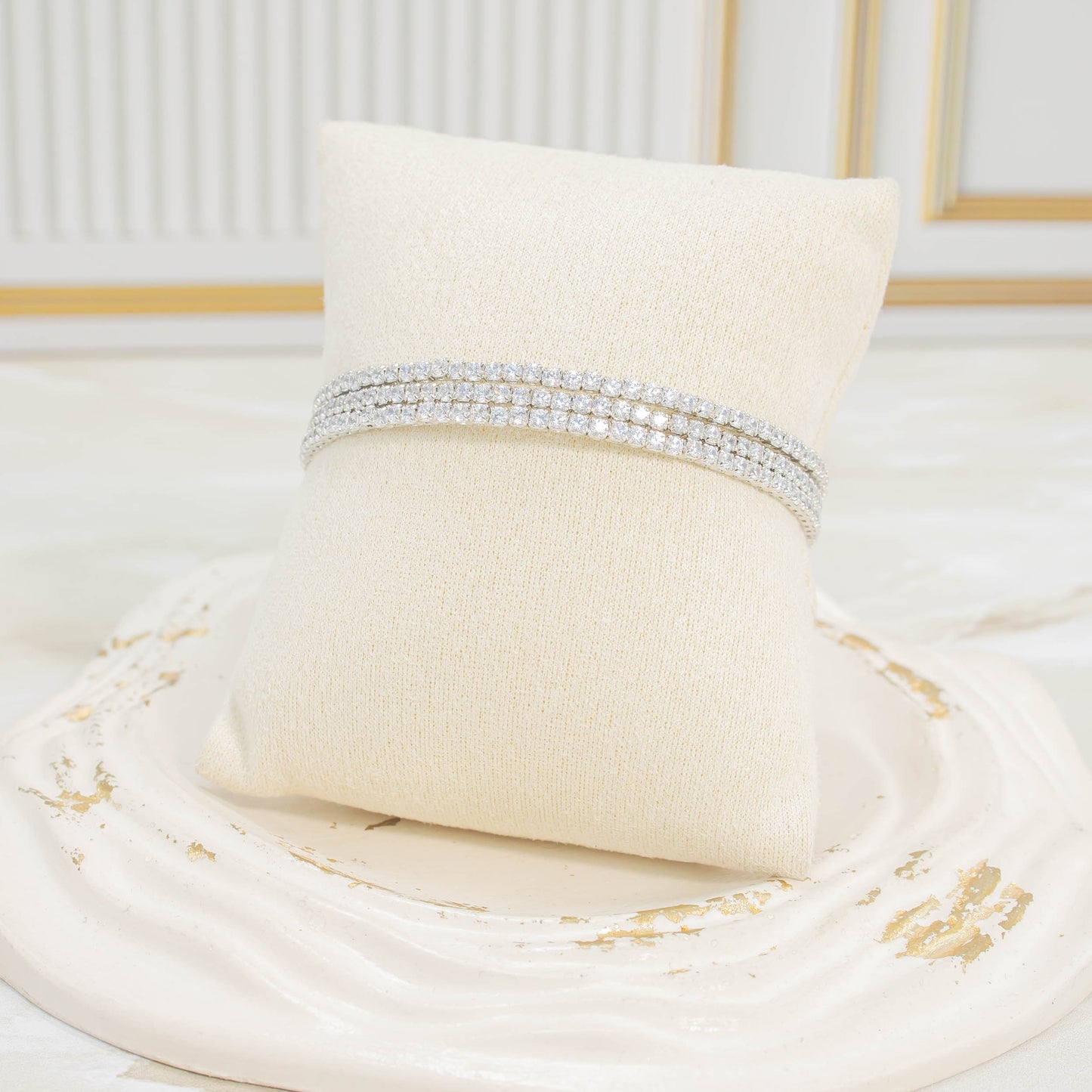 Pulsera línea zircón P Amulí