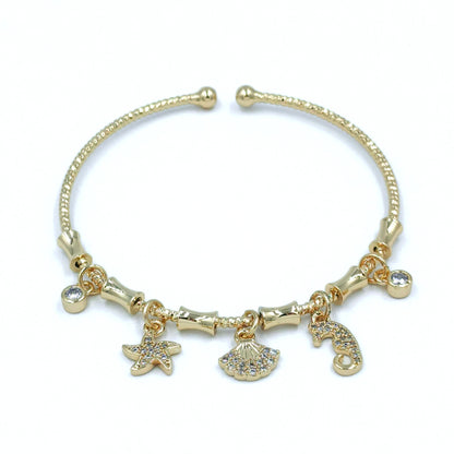 Pulsera aro dijes playero