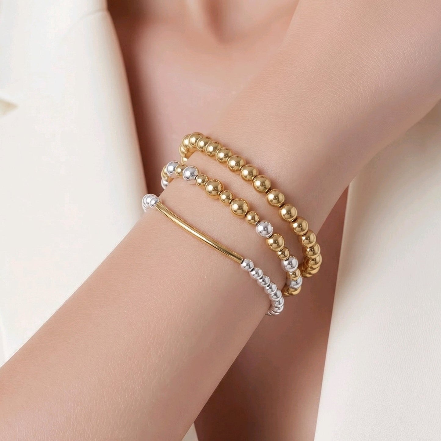 Pulsera trío 2 oros