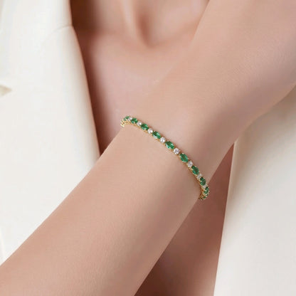 Pulsera esmeraldas