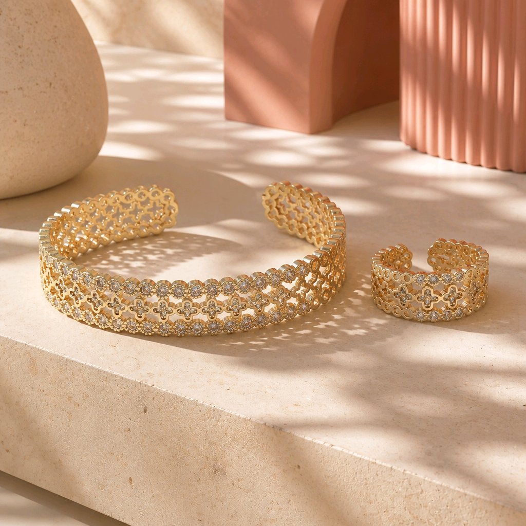 Pulsera aro + anillo van cleef