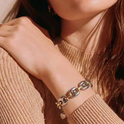 Pulsera gucci 2 oros
