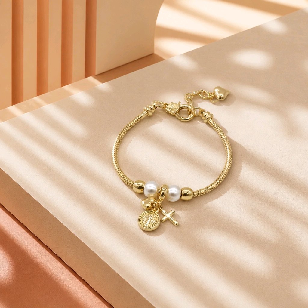 Pulsera tipo pandora San Benito