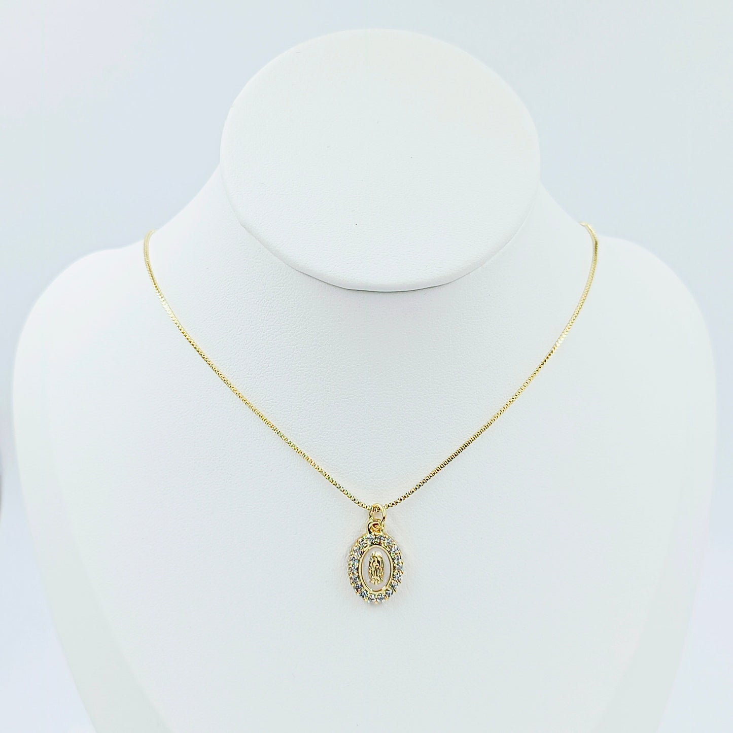 Collar rodio candado