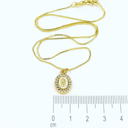 Collar rodio candado