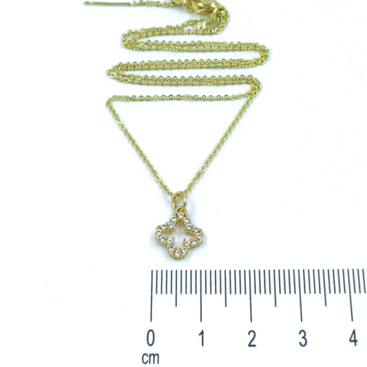 Collar rodio van cleef Amulí