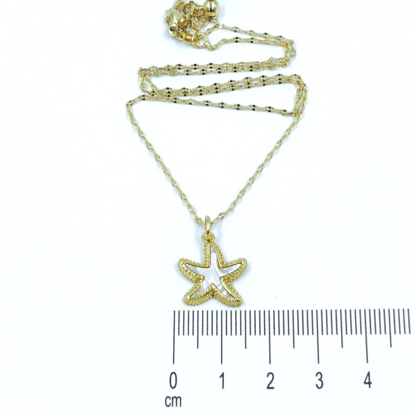 Collar rodio estrella mar Amulí