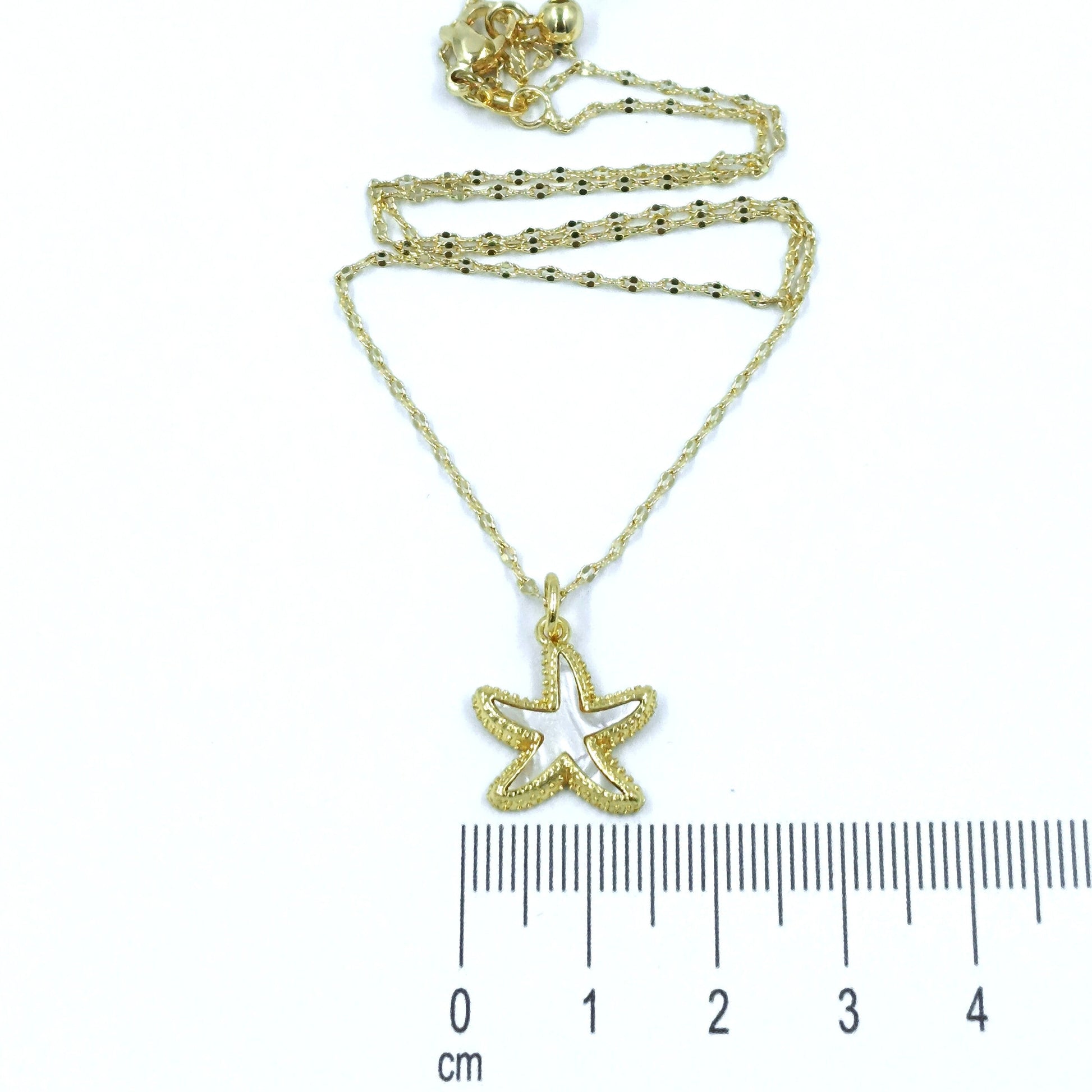 Collar rodio estrella mar Amulí