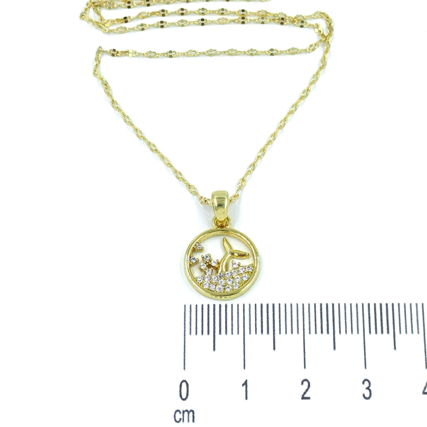 Collar rodio arbol vida