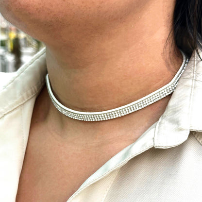 choker cristal