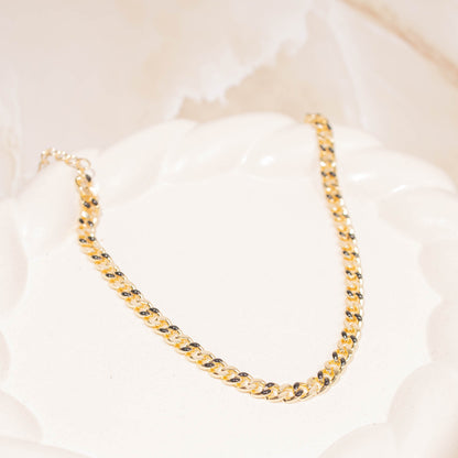 Tobillera Cubana negra Amulí