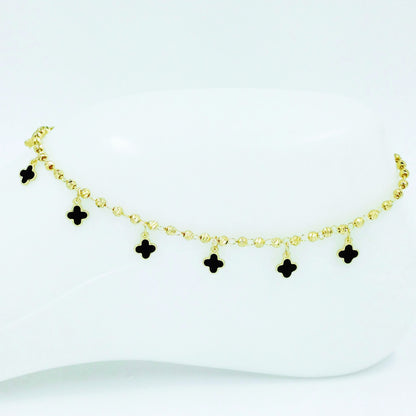 Tobillera Van cleef negro