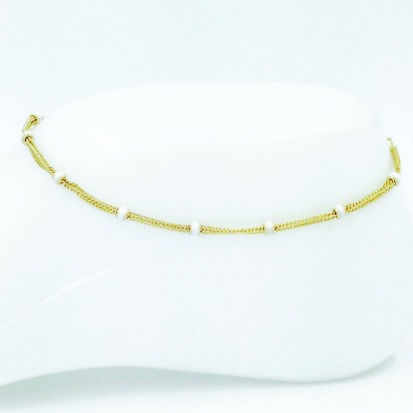 Tobillera Punto Blanco