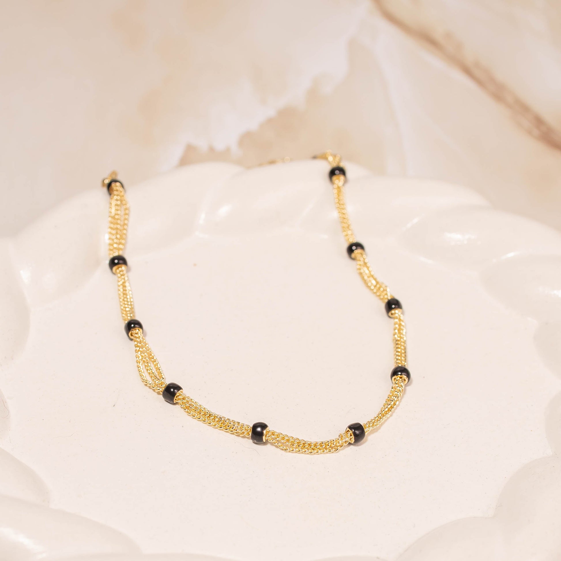 Tobillera Punto Negro Amulí