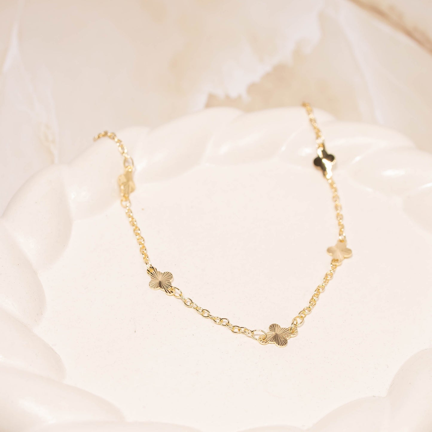 Tobillera Van cleef gold Amulí