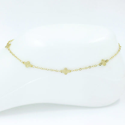 Tobillera Van cleef gold