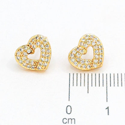 Topo silueta corazon (8mm) Amulí