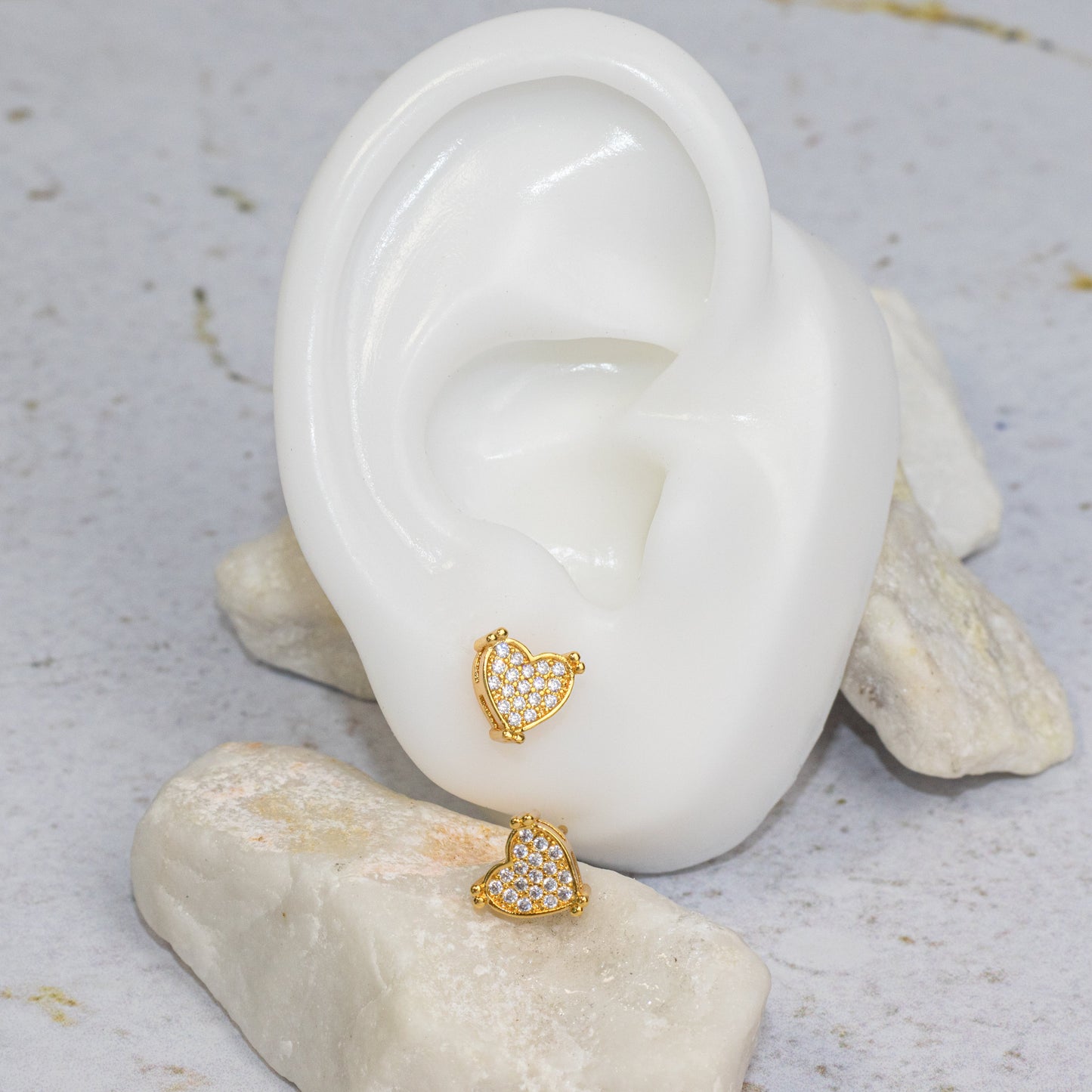 Topo corazon microzircones (9mm)